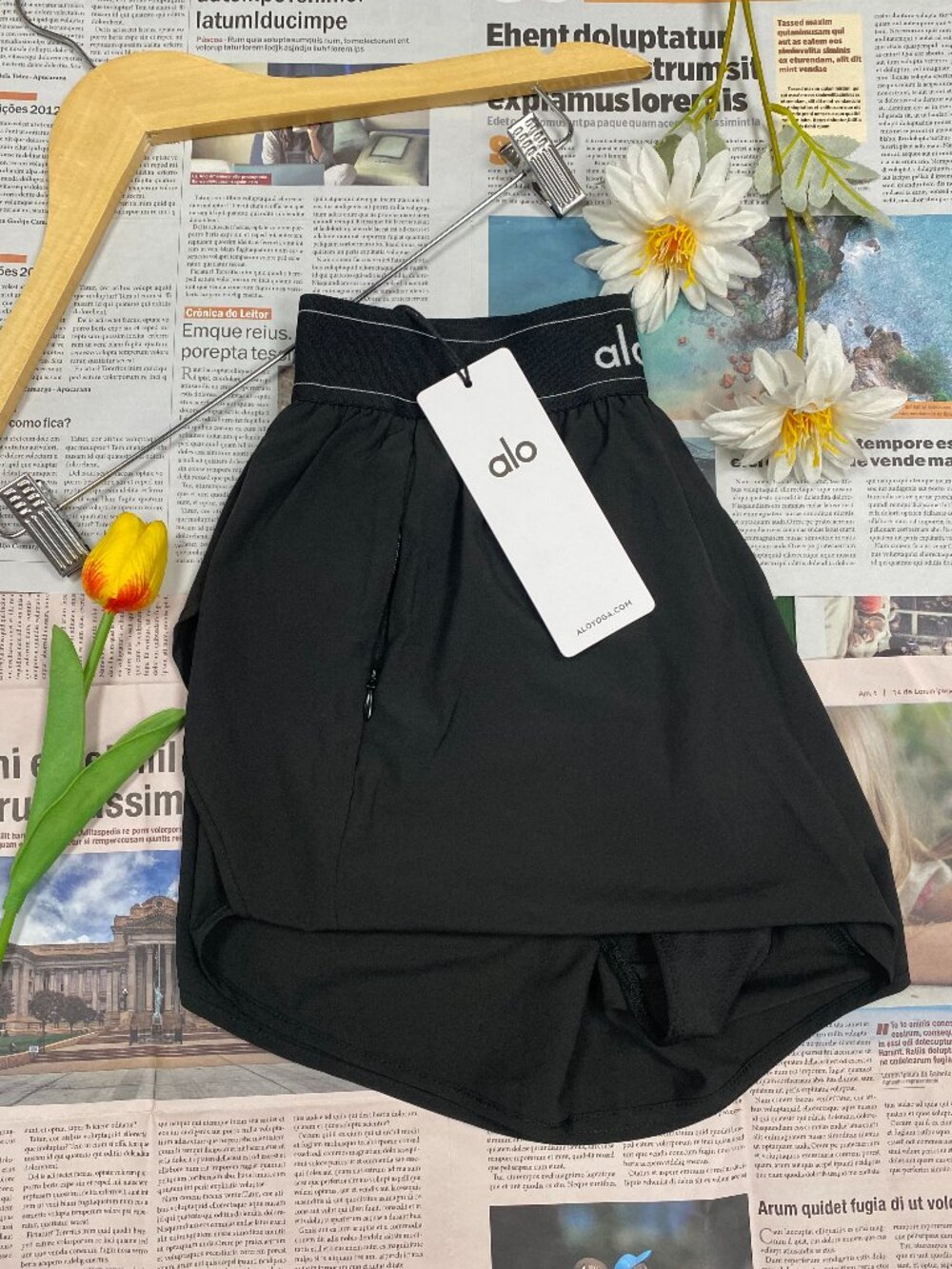 Brand New ALO Yoga🏸Black Match Point Short Relaxed Fit - Picture 5 of 9
